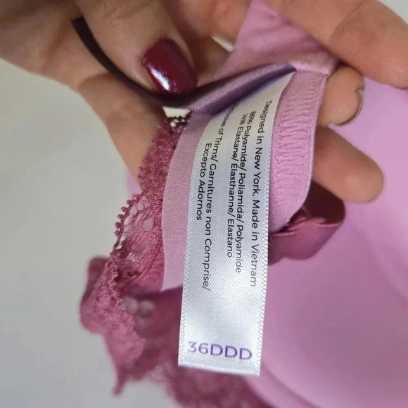 ADORE Me Olisa Push Up Demi Bra In pink sz 36DDD - Picture 8 of 16